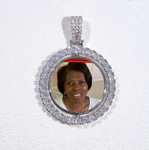 3D Spinning 2-Faced Custom Picture Pendant