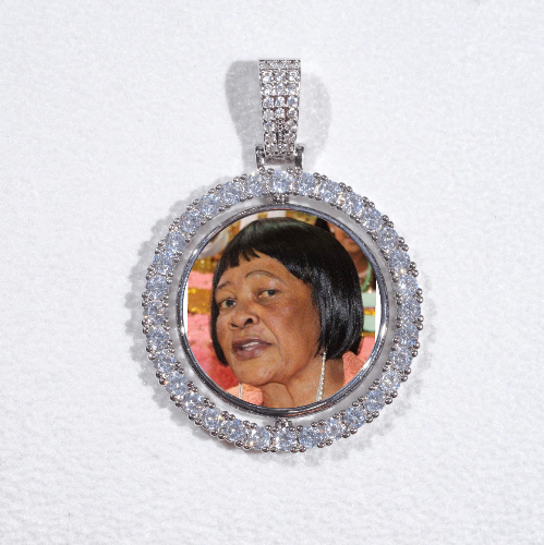 3D Spinning 2-Faced Custom Picture Pendant