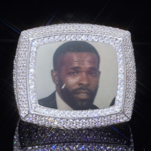 3D CUSTOM PICTURE ICED RING