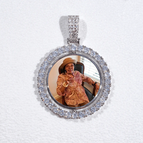 3D Spinning 2-Faced Custom Picture Pendant