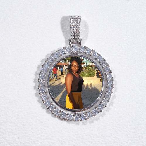 3D Spinning 2-Faced Custom Picture Pendant