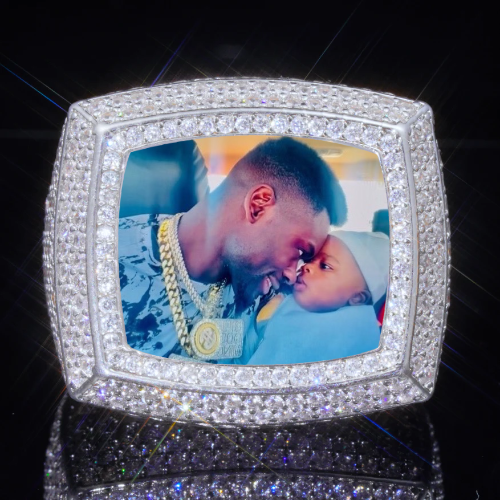 3D CUSTOM PICTURE ICED RING