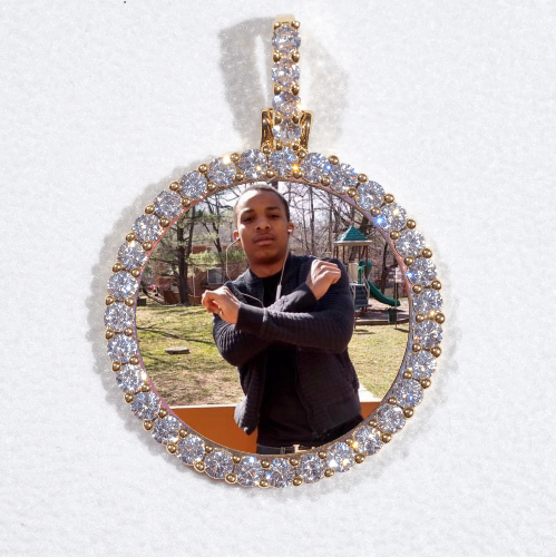 3D CIRCLE CUSTOM PICTURE PENDANT SMALL SIZE