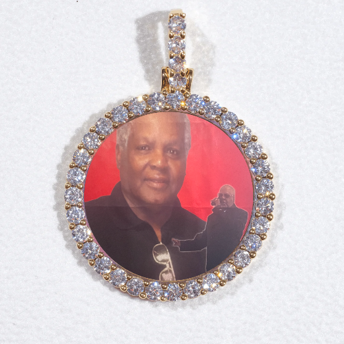 3D CIRCLE CUSTOM PICTURE PENDANT SMALL SIZE