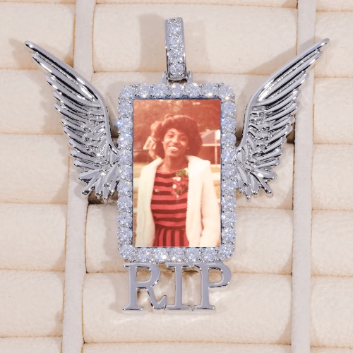 RIP WING 3D CUSTOM PICTURE PENDANT