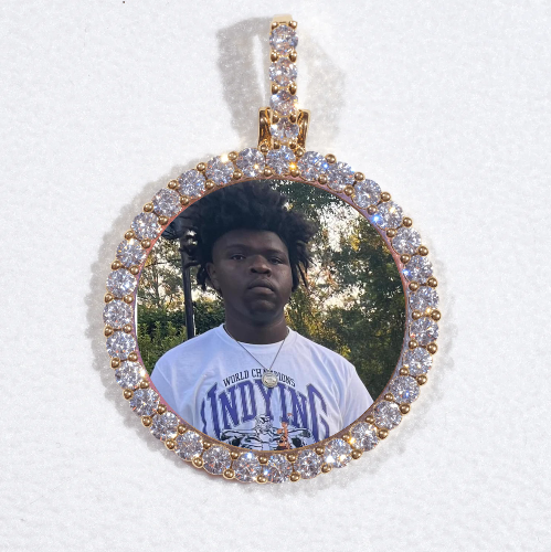 3D CIRCLE CUSTOM PICTURE PENDANT SMALL SIZE