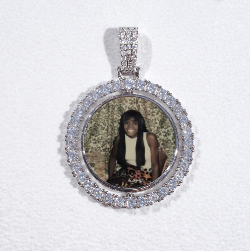 3D Spinning 2-Faced Custom Picture Pendant