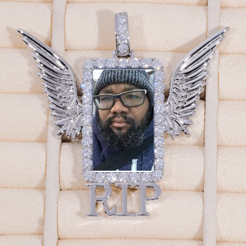 RIP WING 3D CUSTOM PICTURE PENDANT