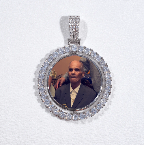 3D Spinning 2-Faced Custom Picture Pendant
