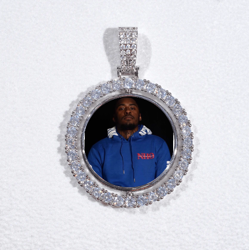 3D Spinning 2-Faced Custom Picture Pendant