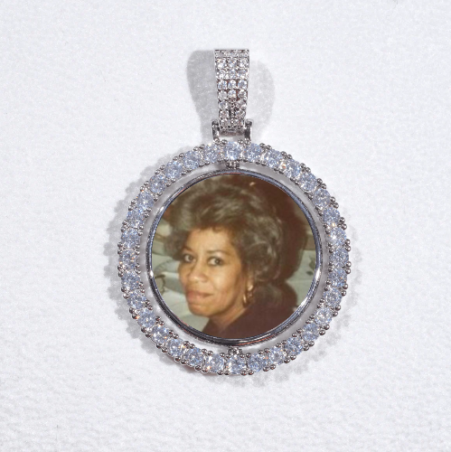 3D Spinning 2-Faced Custom Picture Pendant