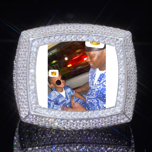 3D CUSTOM PICTURE ICED RING