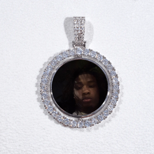 3D Spinning 2-Faced Custom Picture Pendant