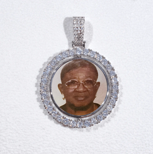 3D Spinning 2-Faced Custom Picture Pendant