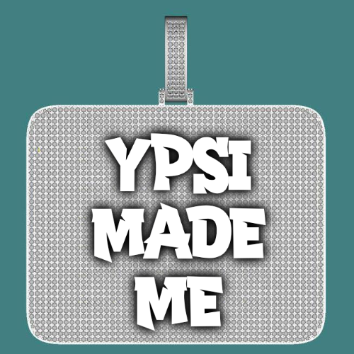 CUSTOM LETTER NECKLACE 3D BIG SQUARE