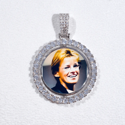 3D Spinning 2-Faced Custom Picture Pendant