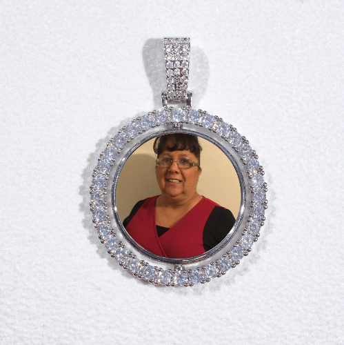 3D Spinning 2-Faced Custom Picture Pendant