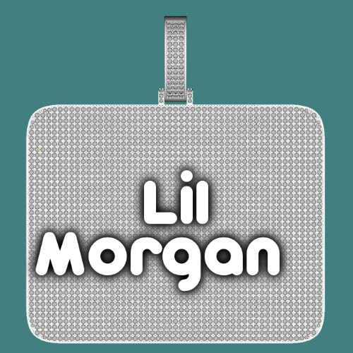 CUSTOM LETTER NECKLACE 3D BIG SQUARE