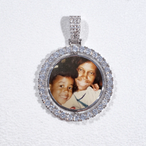 3D Spinning 2-Faced Custom Picture Pendant