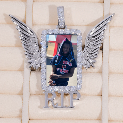 RIP WING 3D CUSTOM PICTURE PENDANT