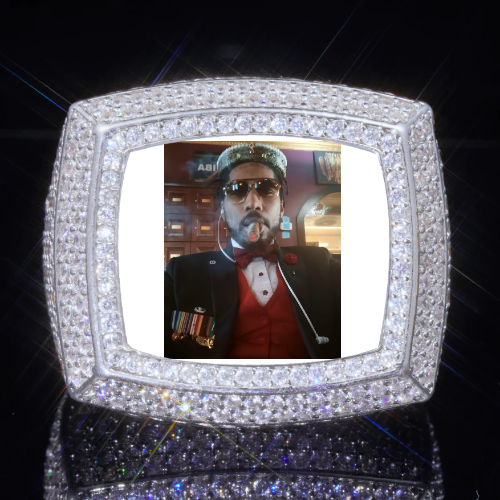 3D CUSTOM PICTURE ICED RING