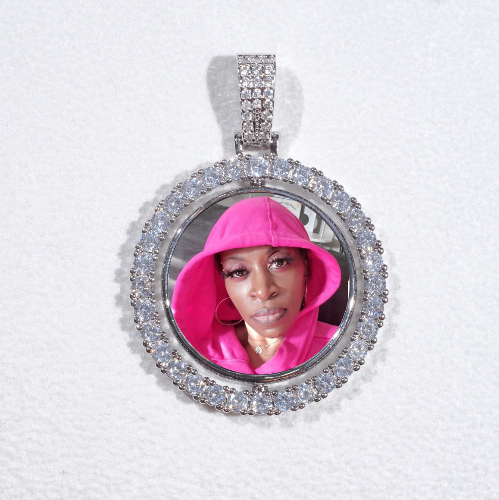 3D Spinning 2-Faced Custom Picture Pendant