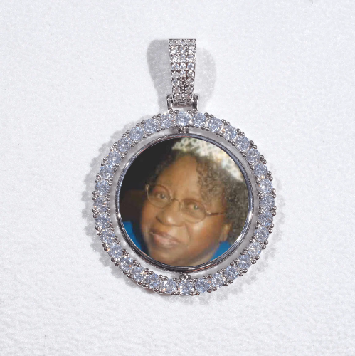 3D Spinning 2-Faced Custom Picture Pendant