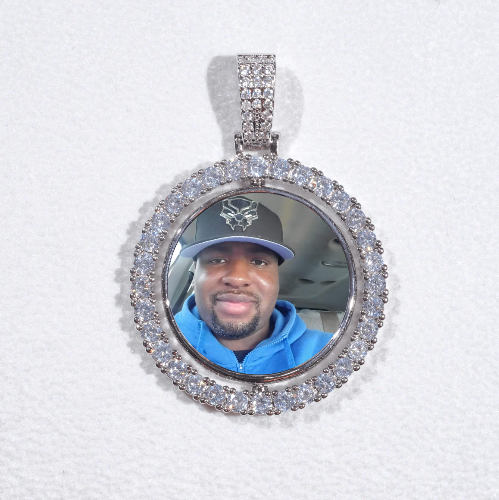 3D Spinning 2-Faced Custom Picture Pendant