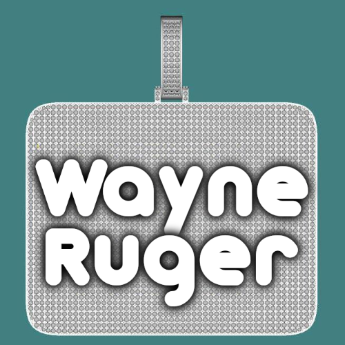 CUSTOM LETTER NECKLACE 3D BIG SQUARE