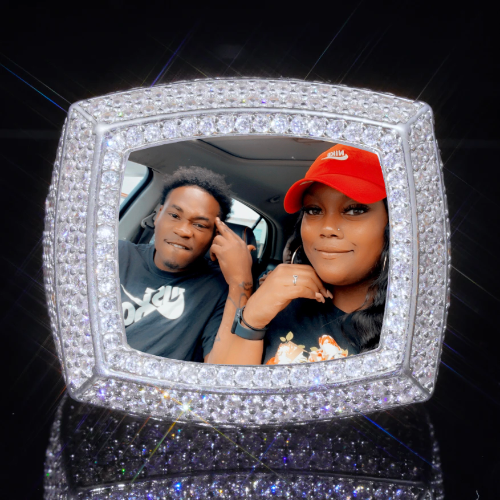 3D CUSTOM PICTURE ICED RING