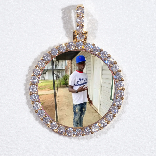 3D CIRCLE CUSTOM PICTURE PENDANT SMALL SIZE