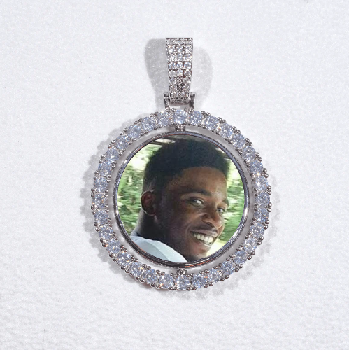 3D Spinning 2-Faced Custom Picture Pendant