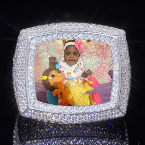 3D CUSTOM PICTURE ICED RING