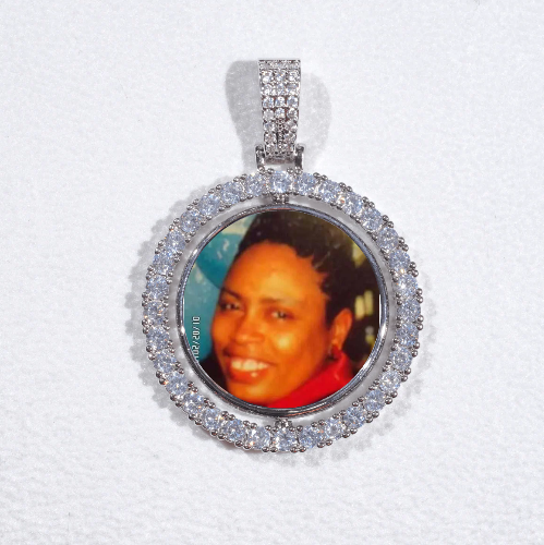 3D Spinning 2-Faced Custom Picture Pendant