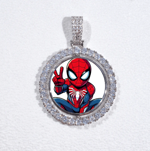 3D Spinning 2-Faced Custom Picture Pendant