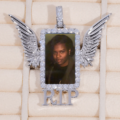 RIP WING 3D CUSTOM PICTURE PENDANT