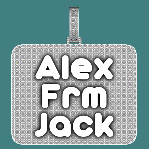 CUSTOM LETTER NECKLACE 3D BIG SQUARE
