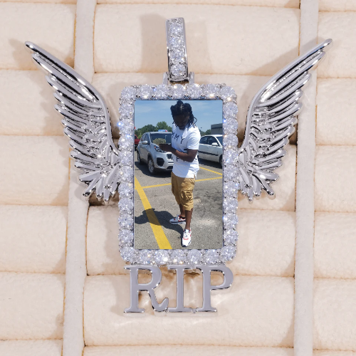 RIP WING 3D CUSTOM PICTURE PENDANT