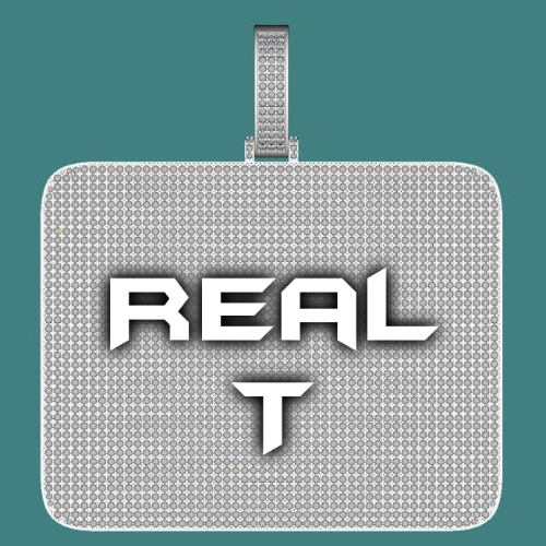CUSTOM LETTER NECKLACE 3D BIG SQUARE