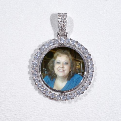 3D Spinning 2-Faced Custom Picture Pendant