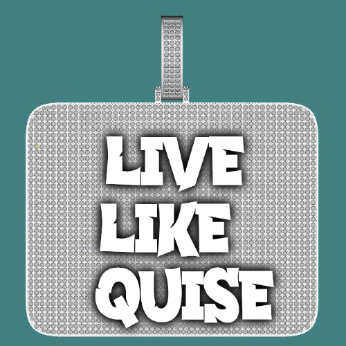 CUSTOM LETTER NECKLACE 3D BIG SQUARE