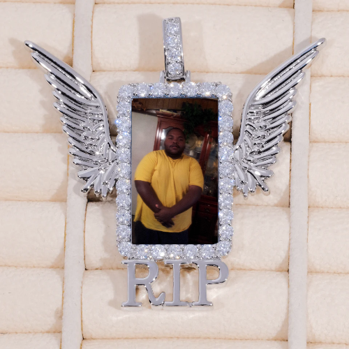 RIP WING 3D CUSTOM PICTURE PENDANT