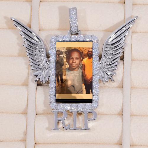 RIP WING 3D CUSTOM PICTURE PENDANT