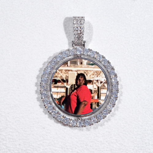 3D Spinning 2-Faced Custom Picture Pendant