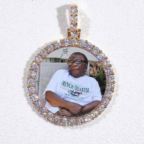 3D CIRCLE CUSTOM PICTURE PENDANT SMALL SIZE