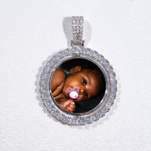 3D Spinning 2-Faced Custom Picture Pendant