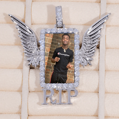 RIP WING 3D CUSTOM PICTURE PENDANT