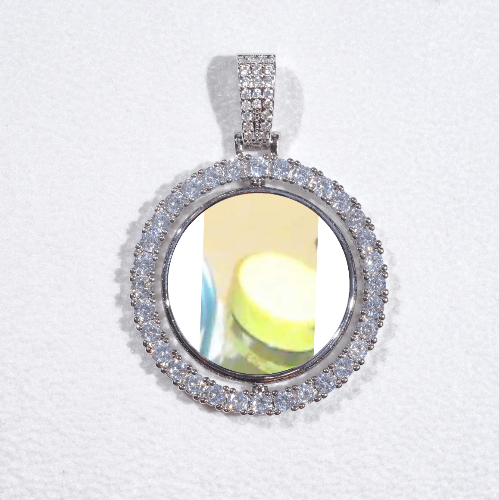 3D Spinning 2-Faced Custom Picture Pendant
