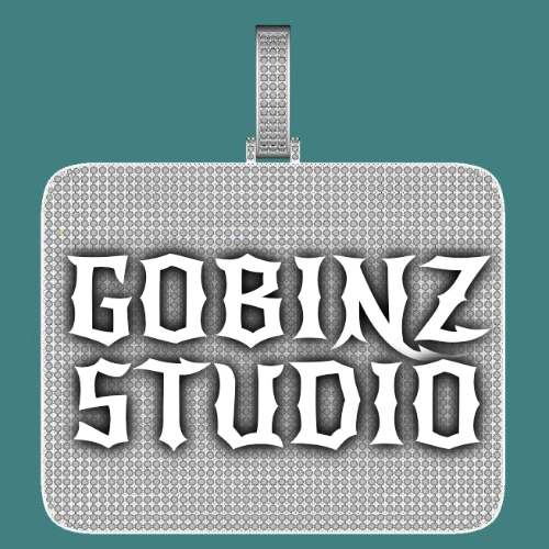 CUSTOM LETTER NECKLACE 3D BIG SQUARE