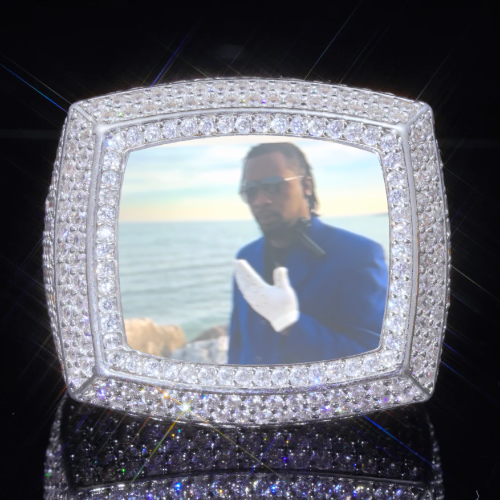 3D CUSTOM PICTURE ICED RING